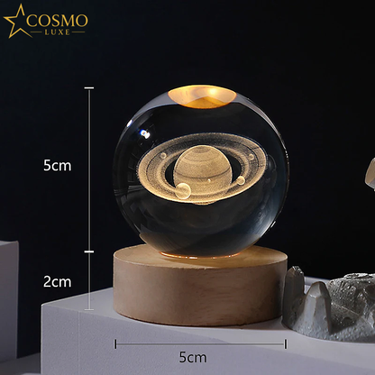 COSMO CRYSTAL – Lámpara LED 3D del Universo