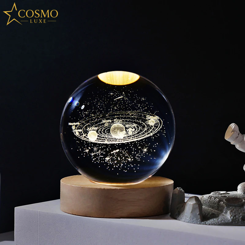 COSMO CRYSTAL – Lámpara LED 3D del Universo